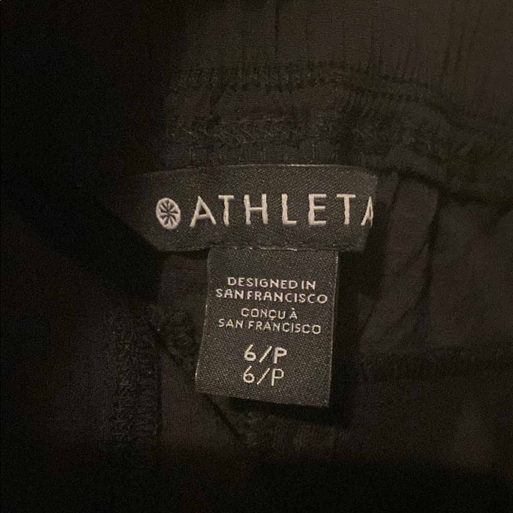 Athleta Black Cargo and Cropped Pants and Shorts High Waist Woman 6 - Picture 7 of 13